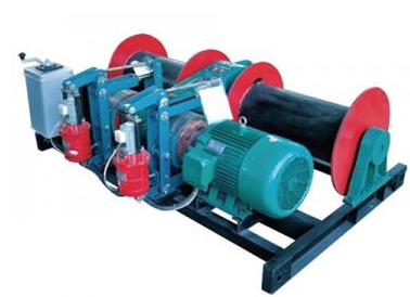 雙卷筒卷揚機的展示圖